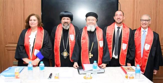 عايدة نصيف رئيسا ومشرفا لرسالة ماجستير بعنوان "القيم الأخلاقية في تعاليم السيد المسيح"