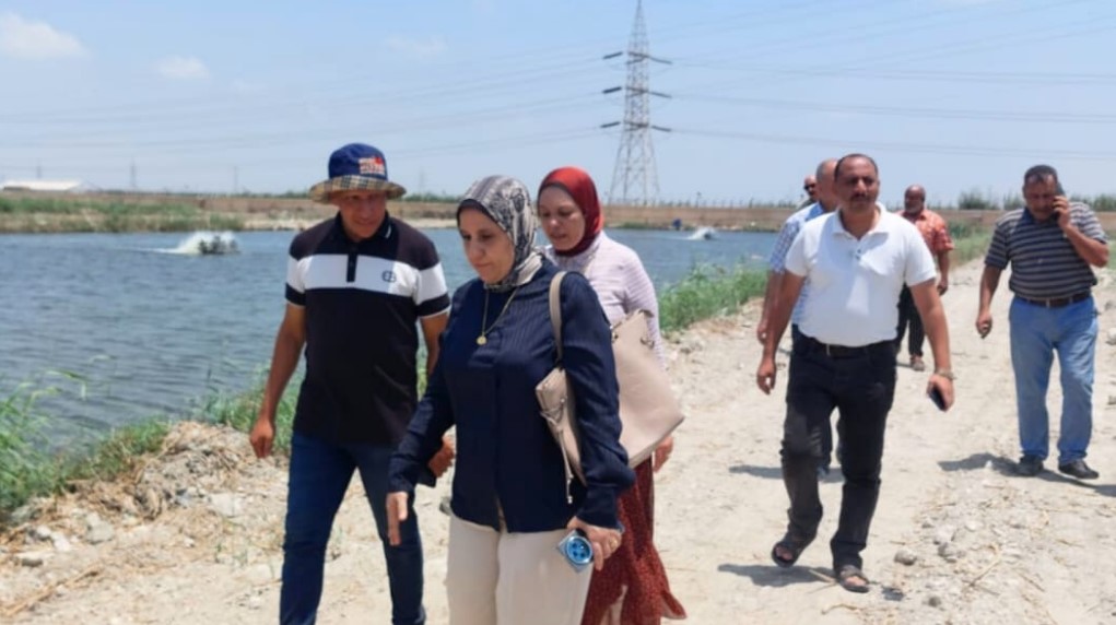 زيارة تفقدية لرئيس المعهد القومي لعلوم البحار والمصايد إلى محطة بحوث المكس