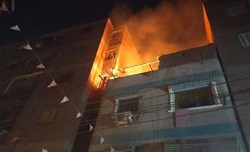   إصابة 3 فى حريق منزل بشبين القناطر بالقليوبية