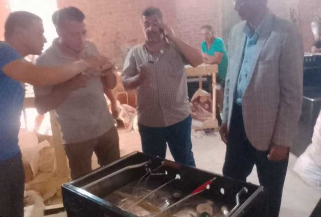 ضبط مصنع غير مرخص لتصنيع وإنتاج أجهزة بوتاجاز باستخدام خامات غير معتمدة بمركز ناصر