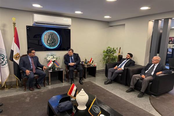 سفير أرمينيا يزور مقر حزب الوعي لبحث سبل التعاون وتعزيز العلاقات الثنائية