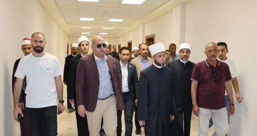 وزير الأوقاف يتفقد مسجد العلي العظيم بالقاهرة