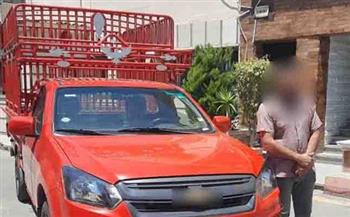   كشف ملابسات فيديو تضمن قيام قائد ربع نقل بوضع قدمه على الشباك حال سيره بالبحيرة