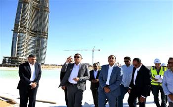   رئيس الوزراء يتفقد أعمال مشروعات أبراج الداون تاون بمدينة العلمين الجديدة