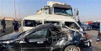  إصابة 4 من أسرة واحدة فى حادث تصادم سيارتين بالفيوم