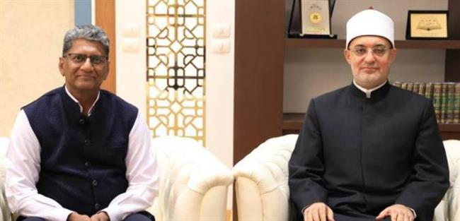 مفتي الجمهورية يستقبل سفير الهند بالقاهرة لبحث التعاون الديني وسبل مواجهة التطرف