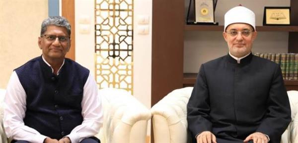 مفتي الجمهورية يستقبل سفير الهند بالقاهرة لبحث التعاون الديني وسبل مواجهة التطرف