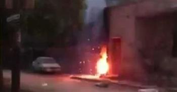   السيطرة على حريق كابل كهرباء بلوحة أرضية فى شبرا الخيمة
