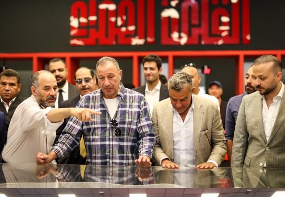 مجلس الأهلي يتفقد أعمال الحفر بمشروع الاستاد ومركز خدمة الجماهير.. صور