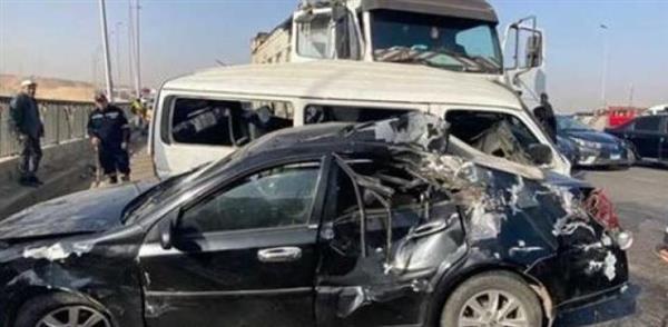 مصرع وإصابة 7 أشخاص في حادث تصادم بالإسماعيلية