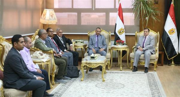 تفعيل شاشة منظومة متخذ القرار التابعة لوزارة المالية بجامعة جنوب الوادى