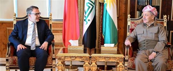 بارزاني يستقبل السفير التركي ويناقش تعزيز العلاقات المشتركة