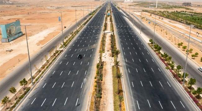 غلق كلى لمحور حسب الله الكفراوى من محور الأوتوستراد بسبب تسريب مياه