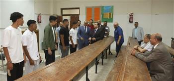   لجنة من الأعلى للجامعات لمتابعة اختبارات القدرات بكلية علوم الرياضة بجنوب الوادي 
