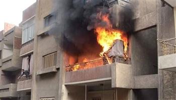   إخماد حريق داخل شقة سكنية بمنطقة الوراق