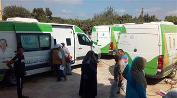   فحص 1502 مريض في قافلة طبية بمركز الواسطى ببني سويف ضمن "حياة كريمة"
