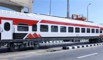 قطار الصعيد يدهس عجوزا وحماره على مزلقان البدرشين