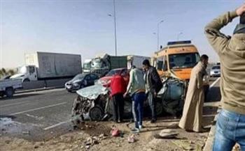   إصابة 4 أشخاص فى حادث تصادم بطريق بحيرة قارون بالفيوم