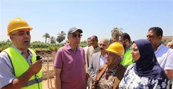   محافظ المنيا يضع حجر أساس مجمع مدارس بمركز مطاي