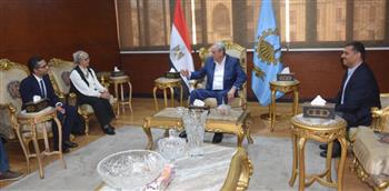   محافظ الغربية يستقبل رئيس معهد تكنولوجيا المعلومات 