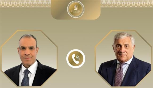 وزير الخارجية يبحث مع نظيره الإيطالي التطورات في الشرق الأوسط