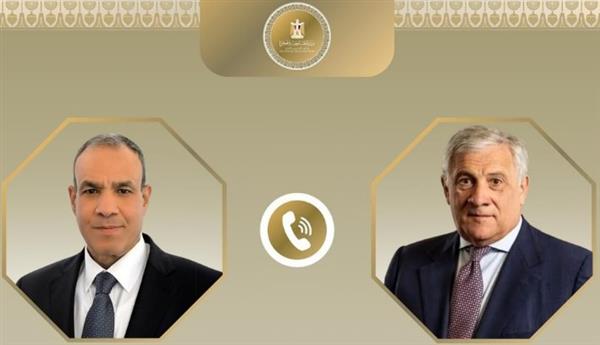 وزير الخارجية يبحث مع نظيره الإيطالي التطورات في الشرق الأوسط