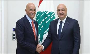   الرئيس اللبناني يلتقي المبعوث الأمريكي