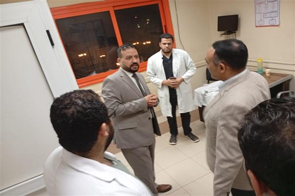 مدير التأمين الصحي يفاجئ مستشفى بني سويف.. ماذا فعل هناك؟