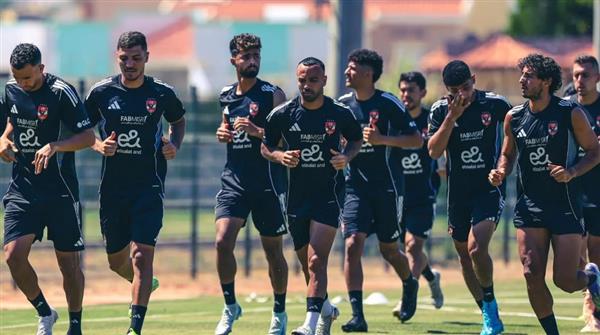 مران بدني خفيف للاعبي الأهلي استعدادا لـ الملعب التونسي