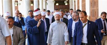   رئيس الشئون الدينية التركي يزور الجامع الأزهر