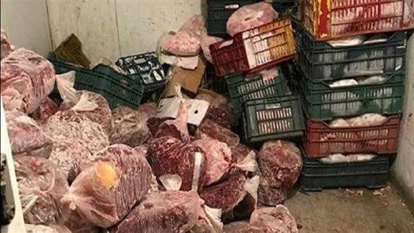 ضبط 13 طنًا من اللحوم والدواجن الفاسدة ومجهولة المصدر في الدقهلية