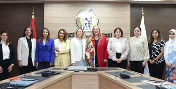 القومي للمرأة يستقبل وفد مركز التجارة العالمي لمناقشة سبل التعاون بين الجانبين