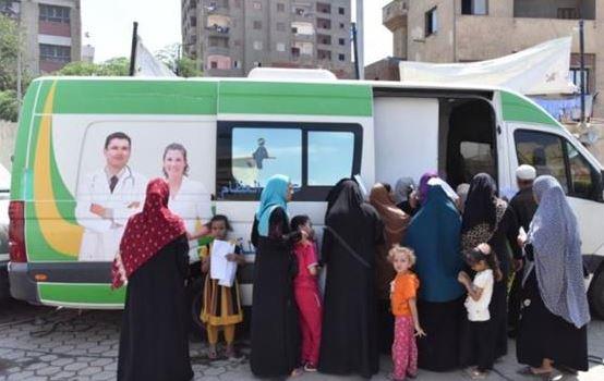 الدقهلية: 1546 مواطنا بقرية"49 درافيل"يستفيدون بخدمات قافلة طبية مجانية