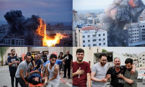 8 شهداء وعشرات المصابين جراء قصف إسرائيلي على غزة فجر اليوم