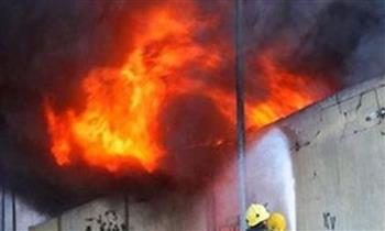   السيطرة على حريق بمخزن مطعم شهير بالفيوم دون إصابات