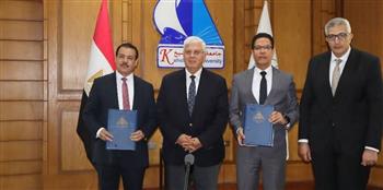   توقيع تعاون لتطوير الموقع الإلكتروني لجامعة بنها 