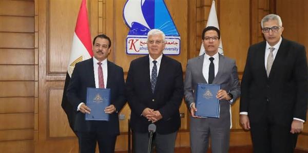 توقيع تعاون لتطوير الموقع الإلكتروني لجامعة بنها