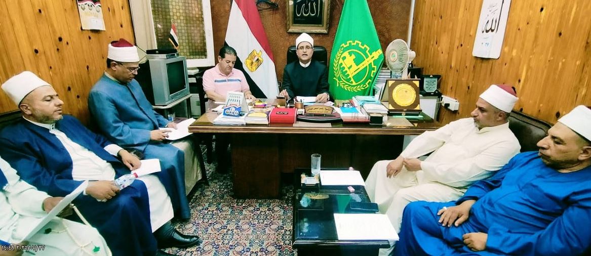 أبرز توجيهات اجتماع وكيل الأوقاف بالقليوبية بمديري الإدارات الفرعية