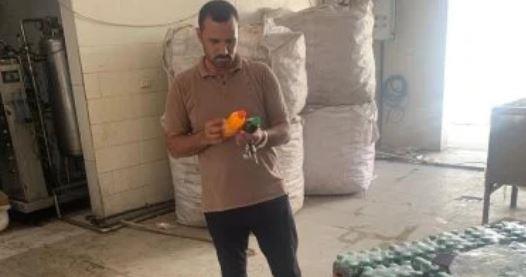 ضبط 12 ألف زجاجة مشروب غازي ومبيدات ومخصبات زراعية مجهولة المصدر بجمصة