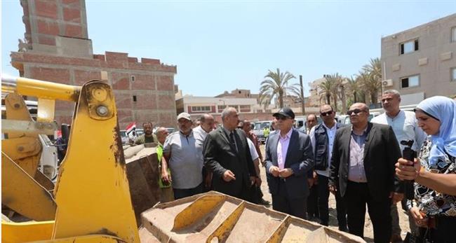 محافظ كفرالشيخ يتفقد جاهزية المعدات بمركز مطوبس لمواجهة الطوارئ