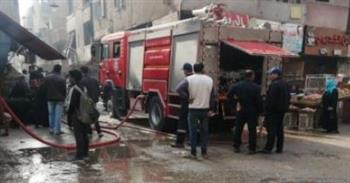   إخماد حريق داخل شقة سكنية بالعمرانية