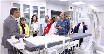 محافظ الجيزة يتفقد مستشفى الشيخ زايد العام