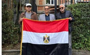 توافد أبناء الجالية المصرية ببلجيكا على السفارة للتصويت في انتخابات مجلس الشيوخ
