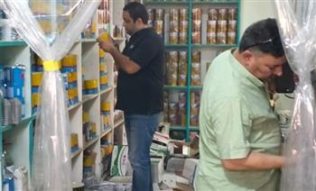   ضبط مخالفات تموينية ورقابية متنوعة بالمخابز والمستودعات ببني سويف
