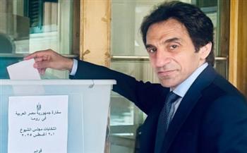   سفير مصر بإيطاليا: انتخابات الشيوخ خطوة مهمة على طريق تعزيز المسار الديمقراطي