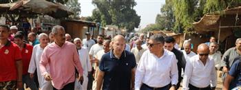   محافظ الجيزة يتفقد موقع محطة قطار نكلا 
