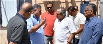   محافظ بورسعيد يتفقد محطة رفع ومعالجة الصرف الصحى بمشروع ناصر