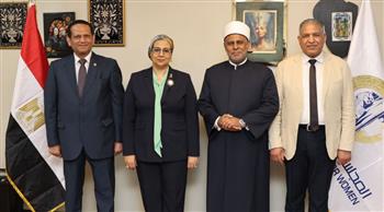   المستشارة أمل عمار تستقبل نائب رئيس جامعة الأزهر لبحث سبل التعاون بين الجانبين