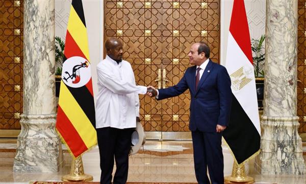 رئيس أوغندا: علاقتنا بـ مصر جيدة.. وناقشت مع الرئيس السيسي فكرة الربط المائي