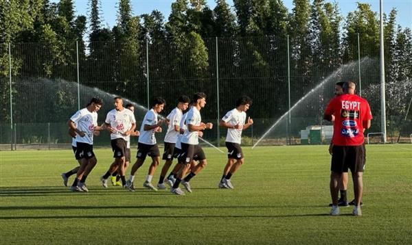 منتخب مصر تحت 20 سنة يختتم تدريباته لمواجهة المغرب وديا